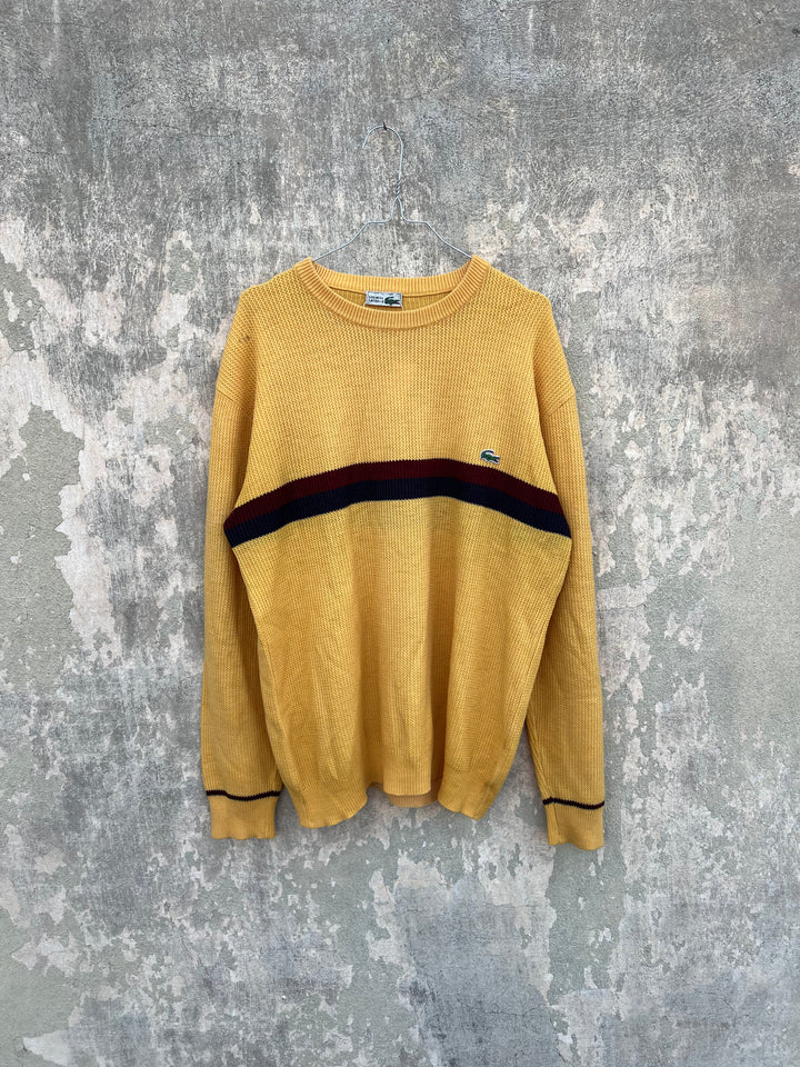 Yellow on sale lacoste sweater