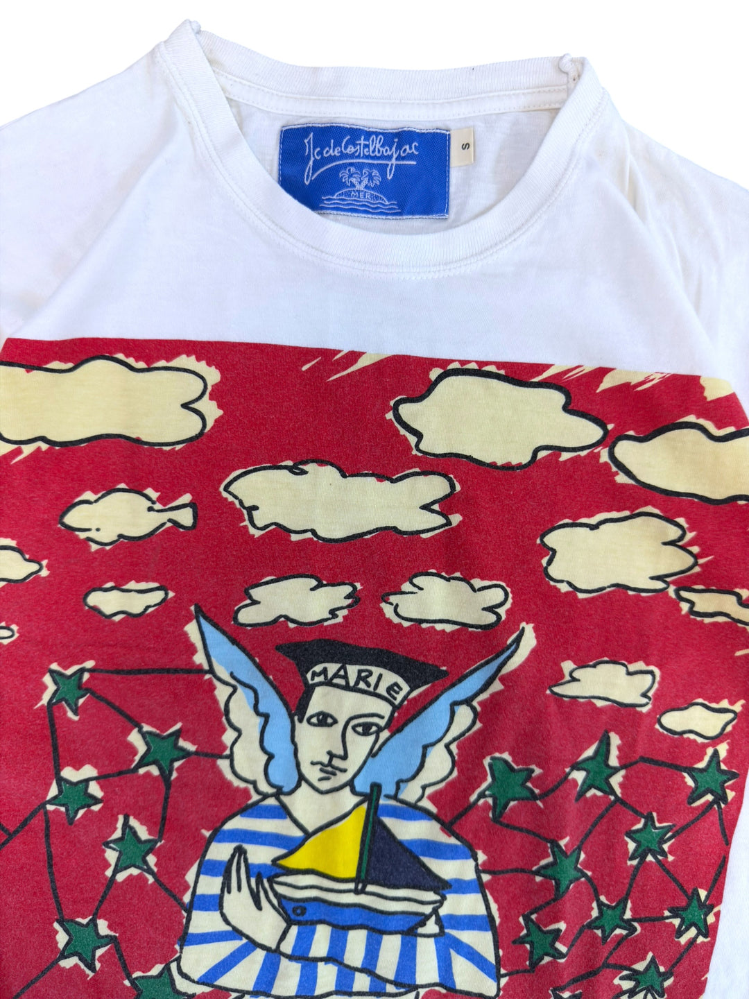 1990s Charles de Castelbajac graphic cotton t-shirt