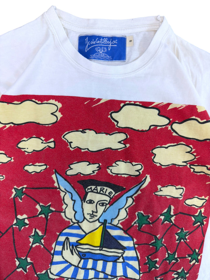 1990s Charles de Castelbajac graphic cotton t-shirt