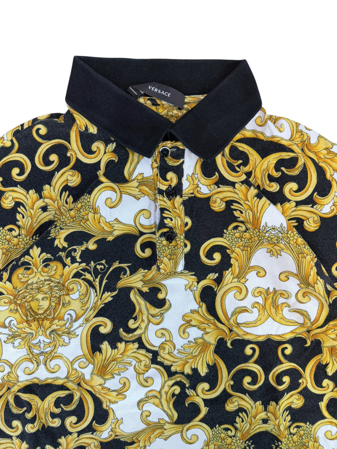 Versace baroque medusa polo shirt