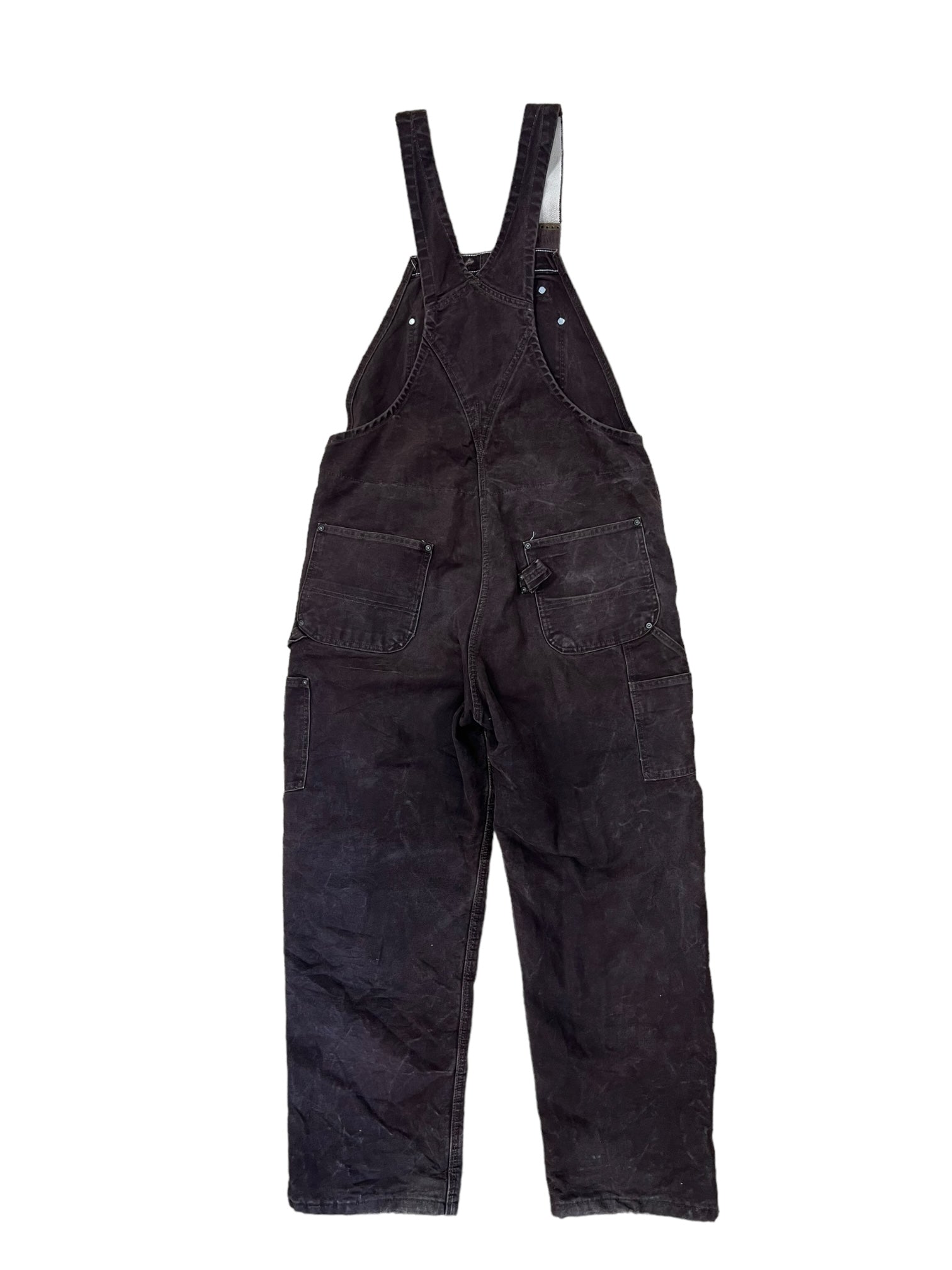 Carhartt 90's USA double knee brown overalls men's extra