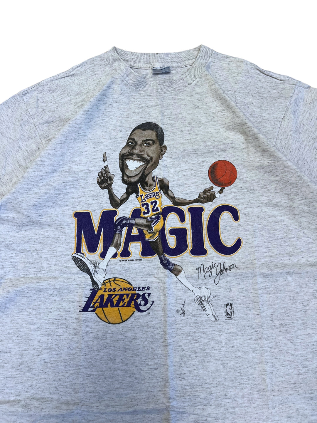 1987 Salem Magic Johnson Los Angeles Lakers T-shirt Men’s large