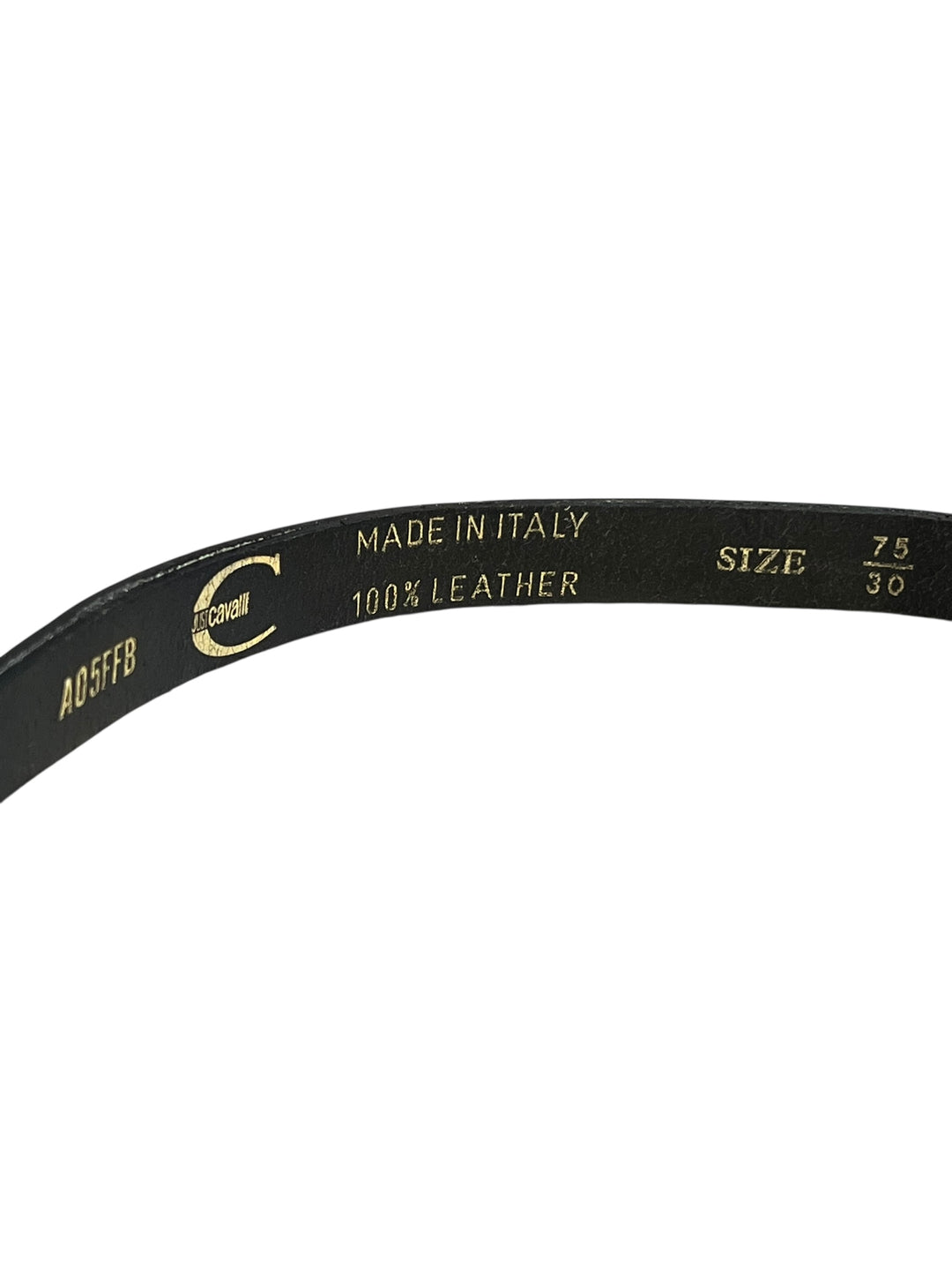 Just Cavalli leather Snakeskin printed belt