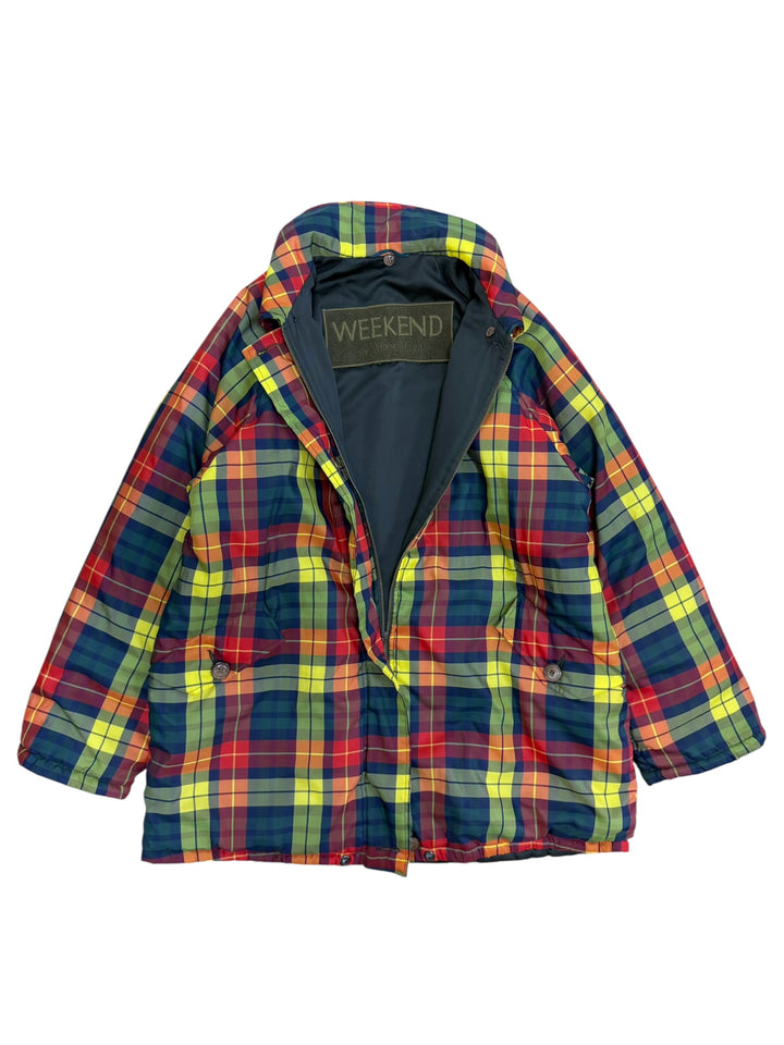 Weekend Max Mara plaid quilted jacket medium