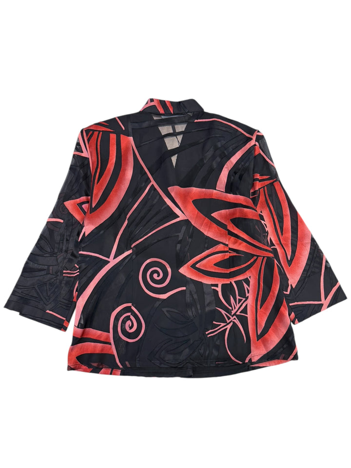 Hermann Lange sheer patterned blazer