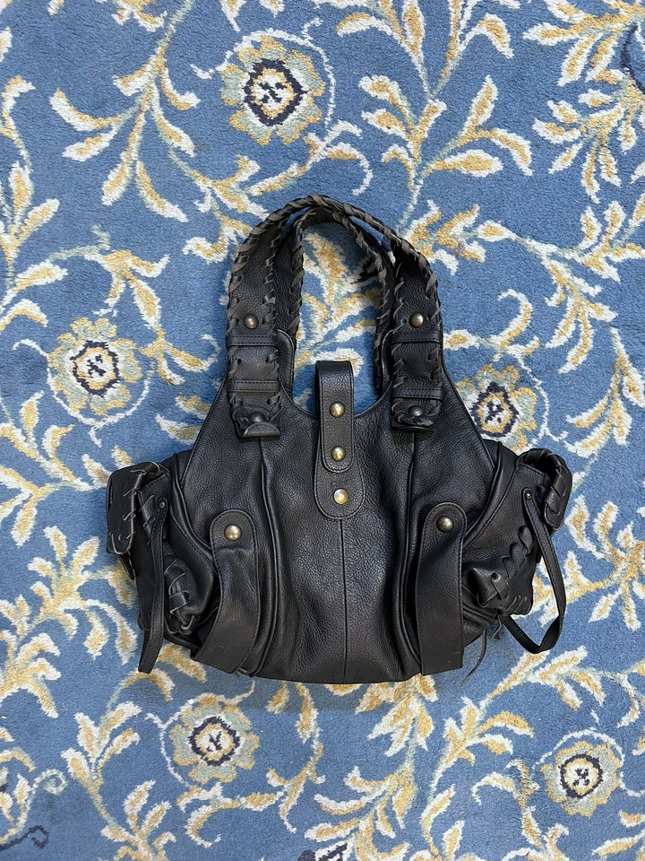 Chloé Fall 2004 Black Leather Silverado Bag