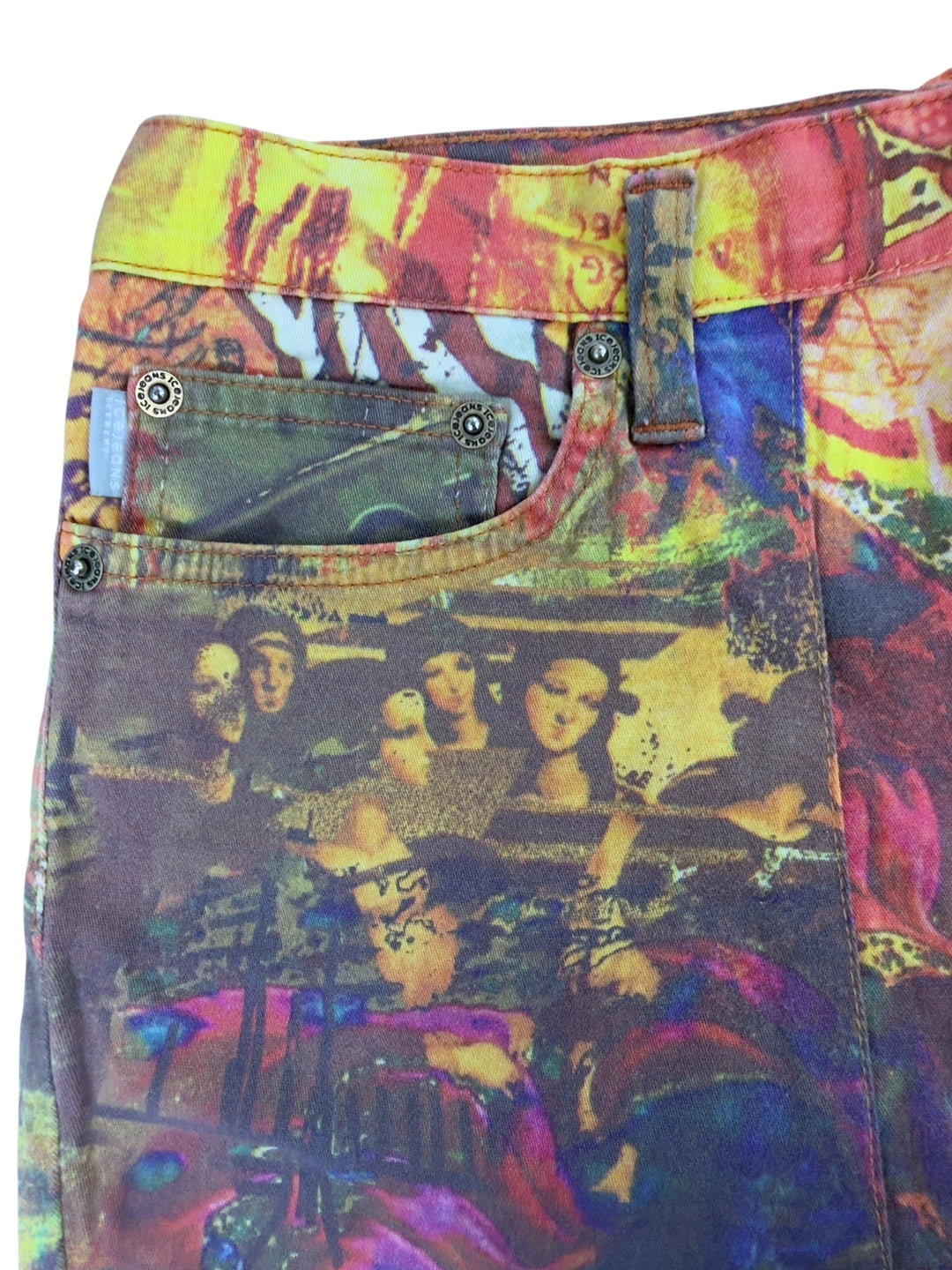 Iceberg pop art graphic print mini skirt