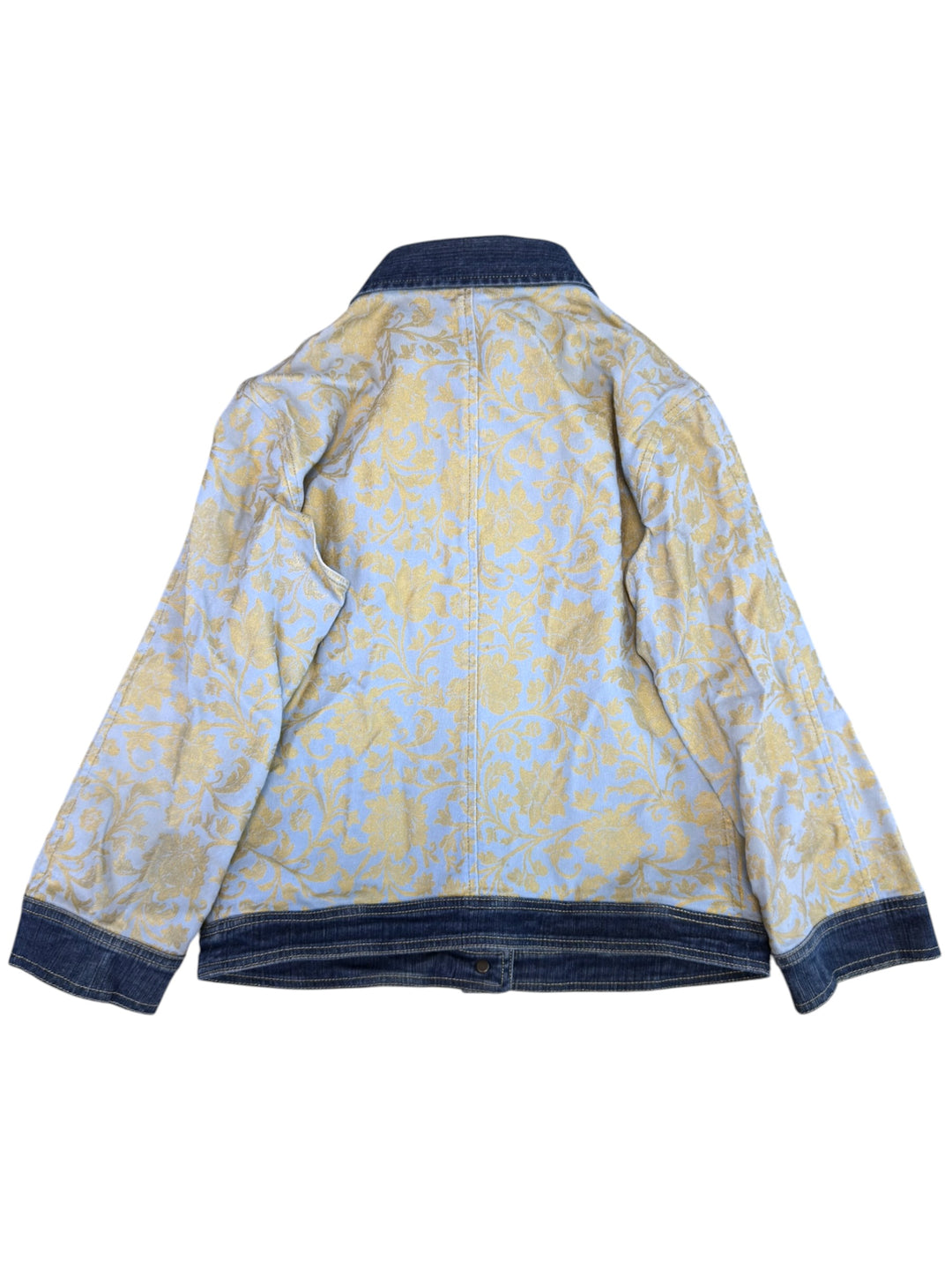 Just Cavalli floral jacquard denim jacket