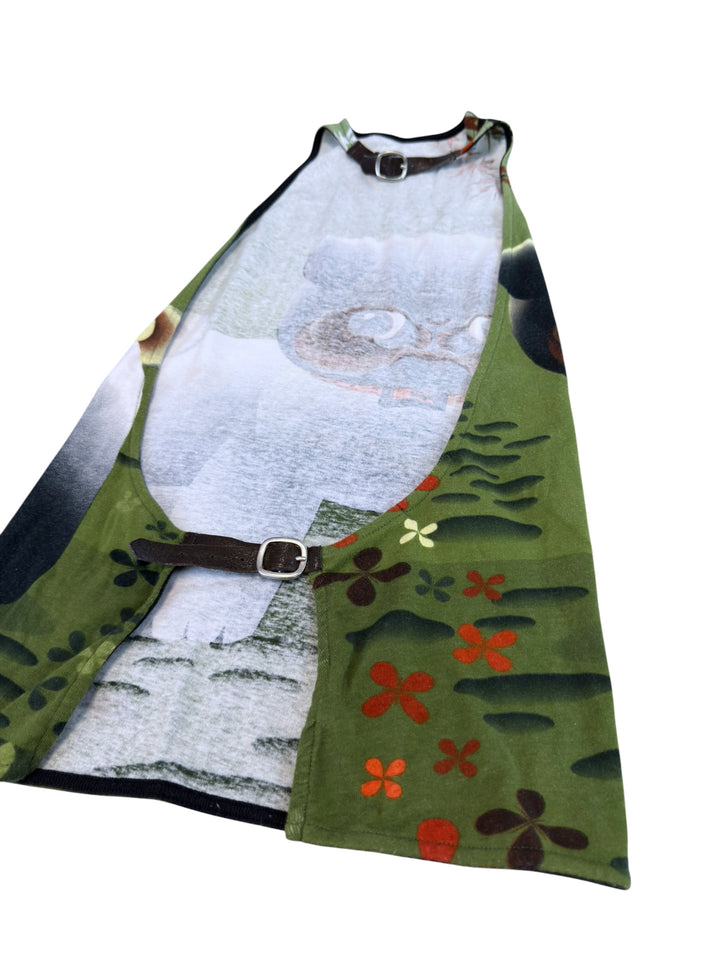 Custo Barcelona dog print halter top