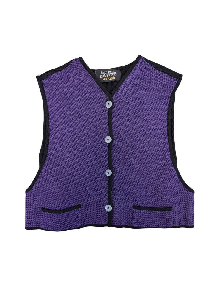 Jean Paul Gaultier pour Equator wool knit vest