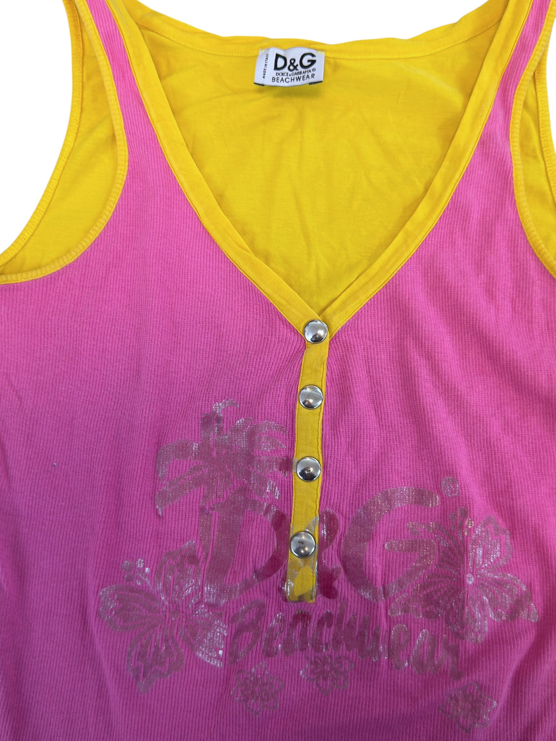 Dolce&Gabbana 2000s beachwear tank top
