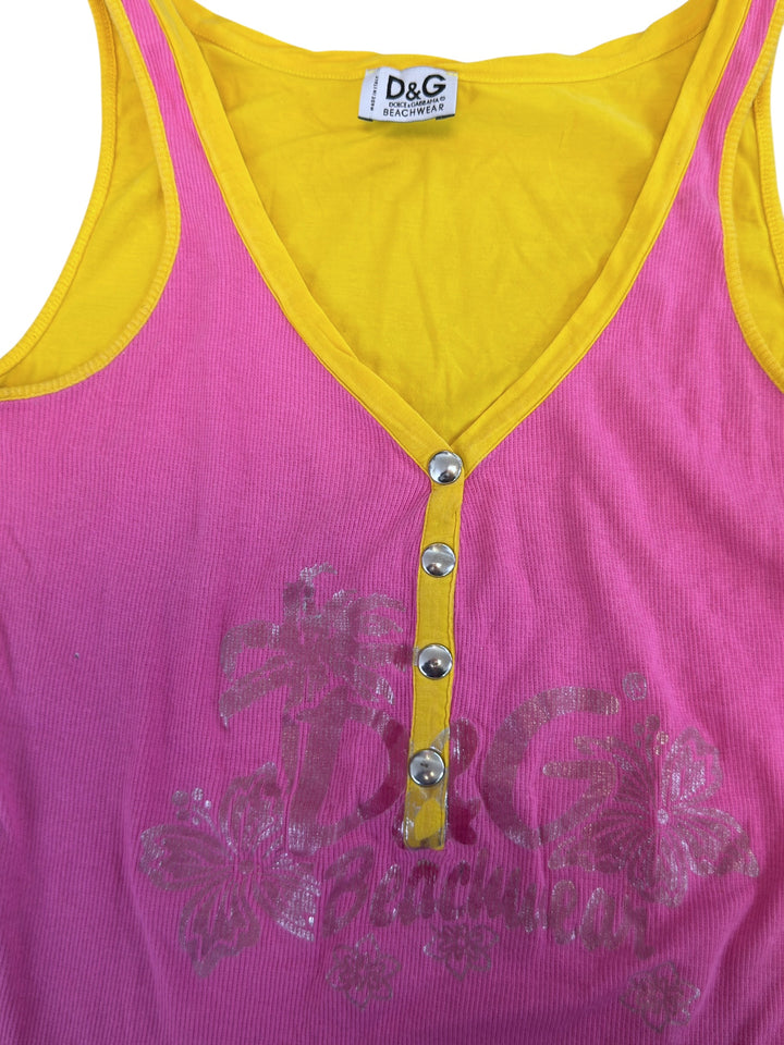 Dolce&Gabbana 2000s beachwear tank top