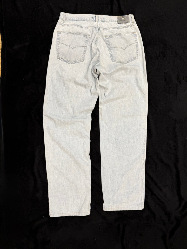 Versace Jeans Couture Late 1990s Pale Blue Denim
