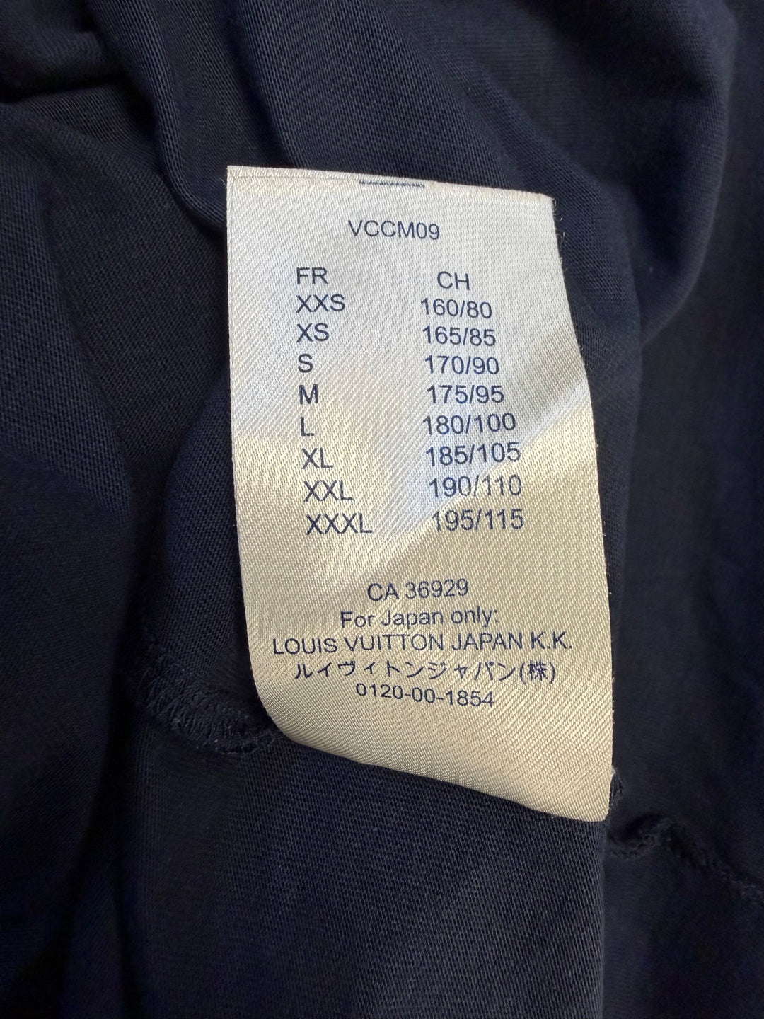 Louis Vuitton A/W 2020 “LV Chain Stitch” T-Shirt by Virgil Abloh (Japan Exclusive)