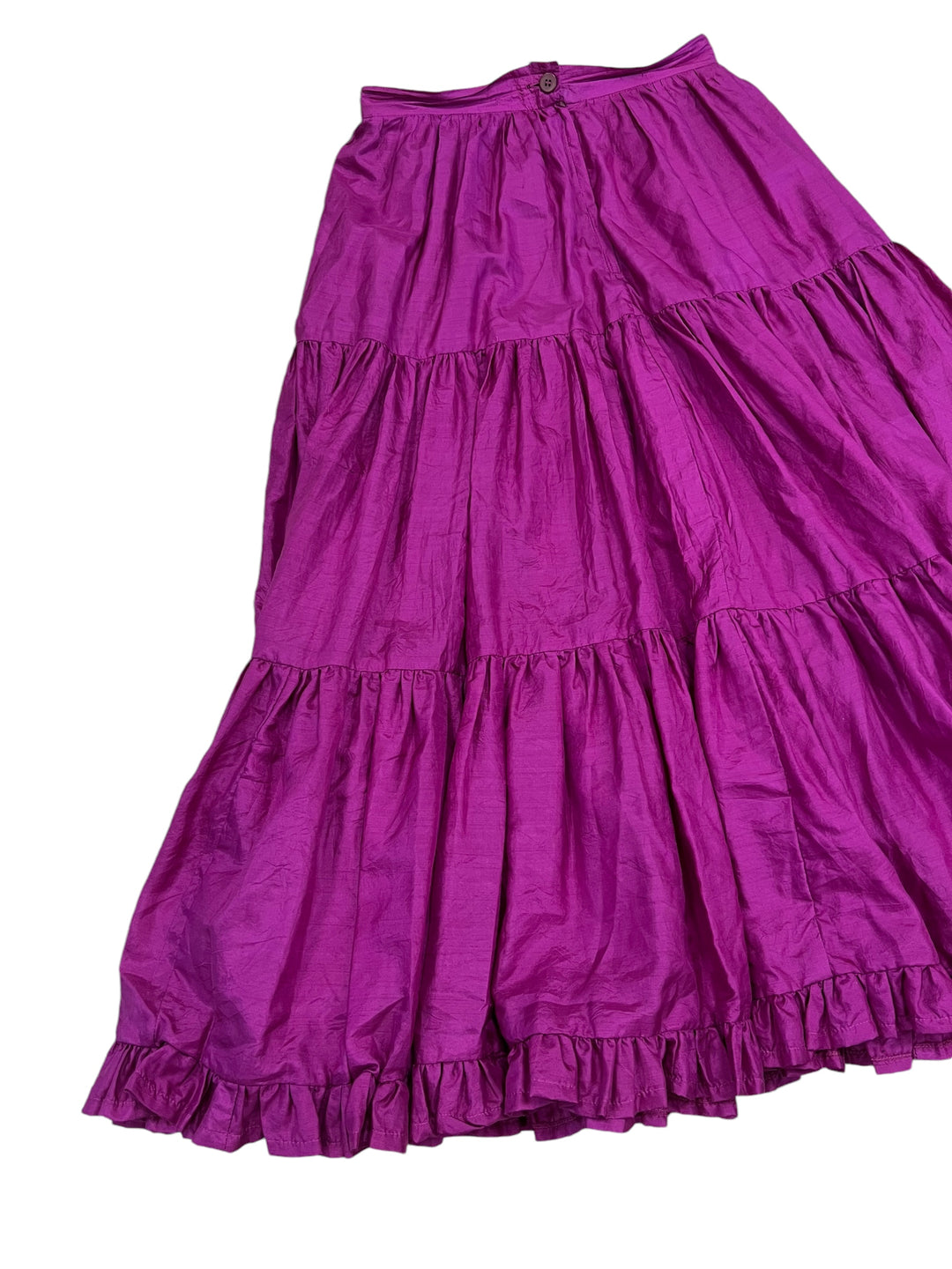 New York Industrie ruffled silk skirt small(36)