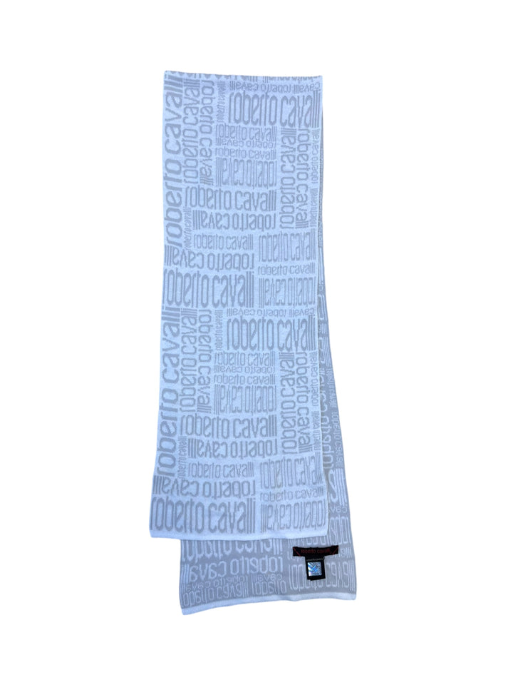 Roberto Cavalli vintage small Spellout scarf