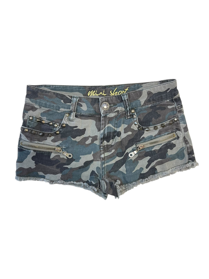 2000’s camo mini short women’s extra small(32)