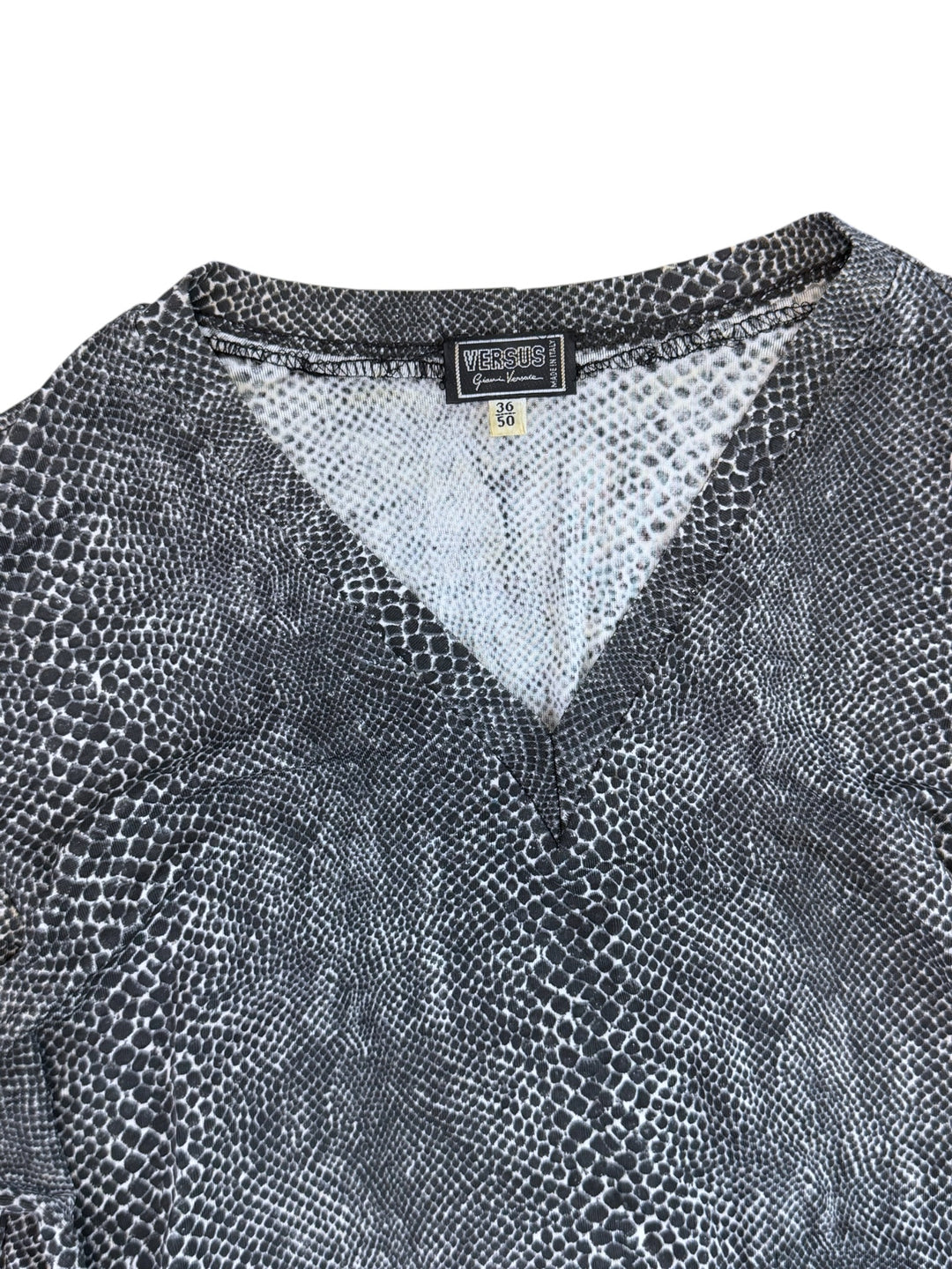 Versus Gianni Versace vintage snakeskin print top