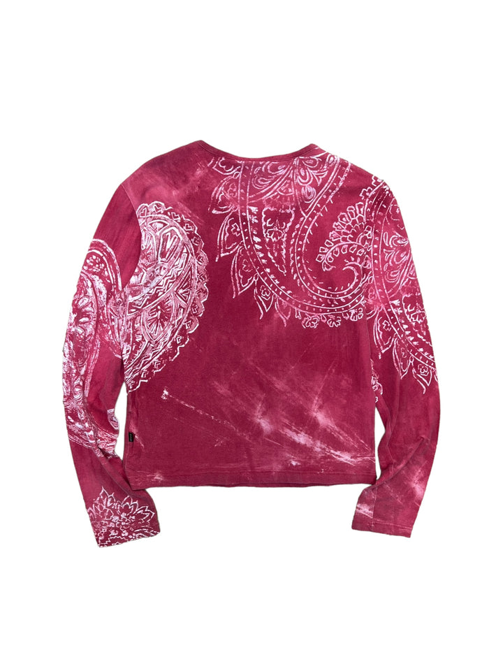 Just Cavalli vintage Paisley long sleeve shirt women’s large