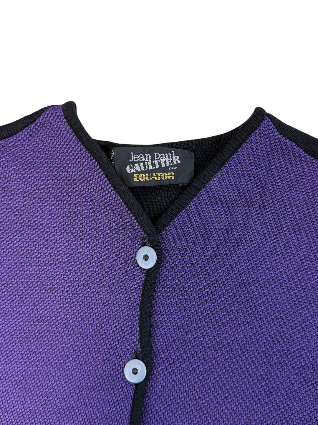 Jean Paul Gaultier pour Equator wool knit vest