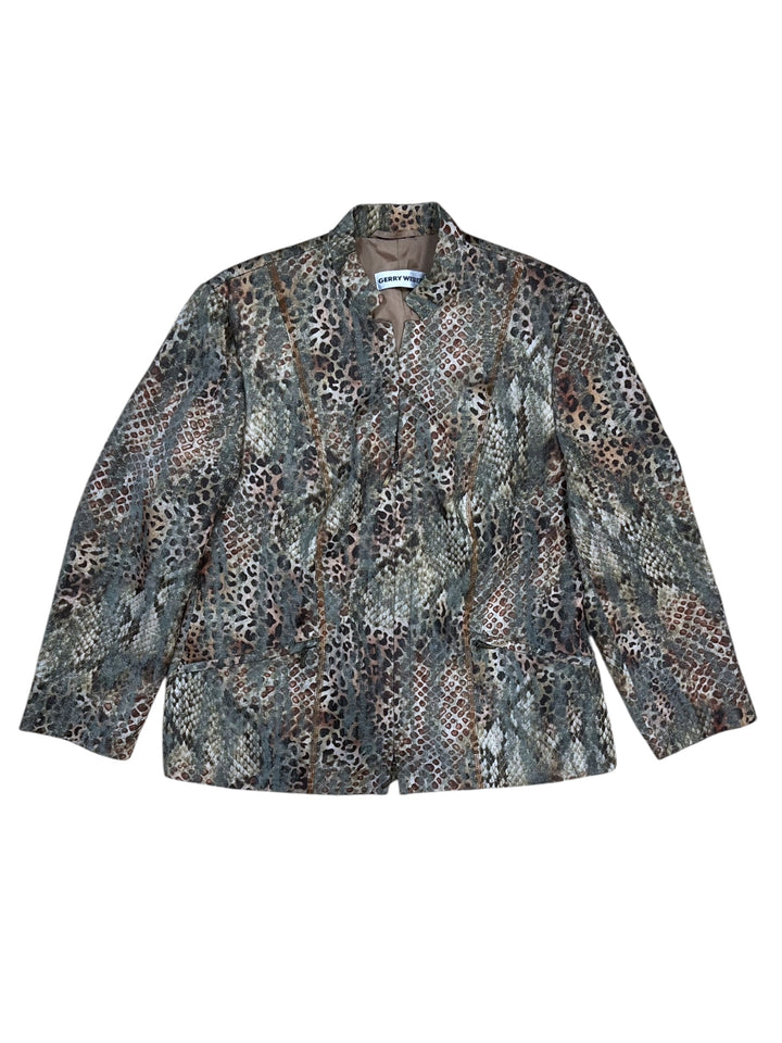 Gerry Weber Animal Print Blazer – Metallic Snake & Leopard