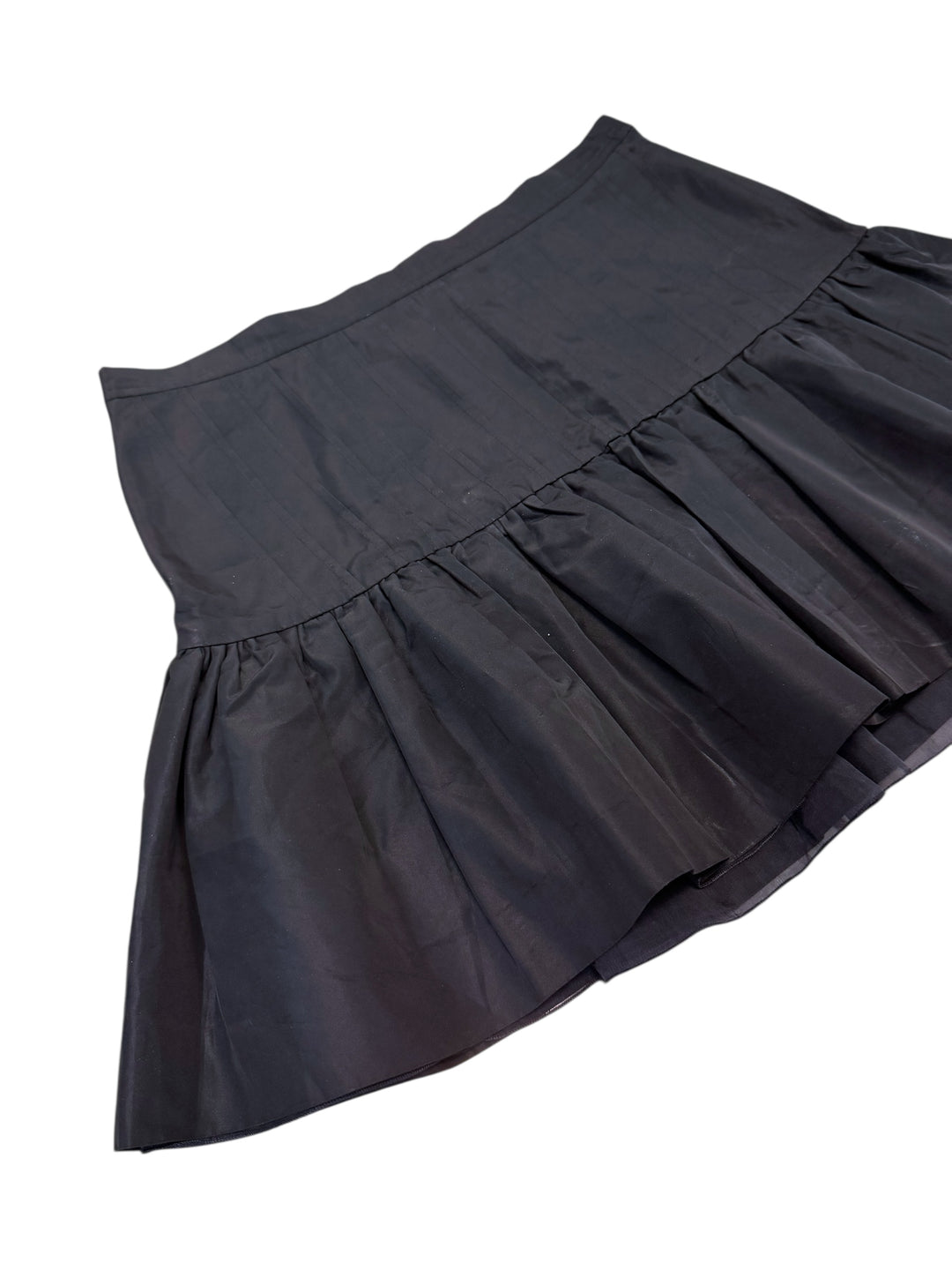 Blugirl Blumarine ruffled black mini skirt medium