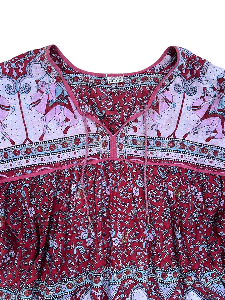 Boho Made in India Cotton Tunic Free Size