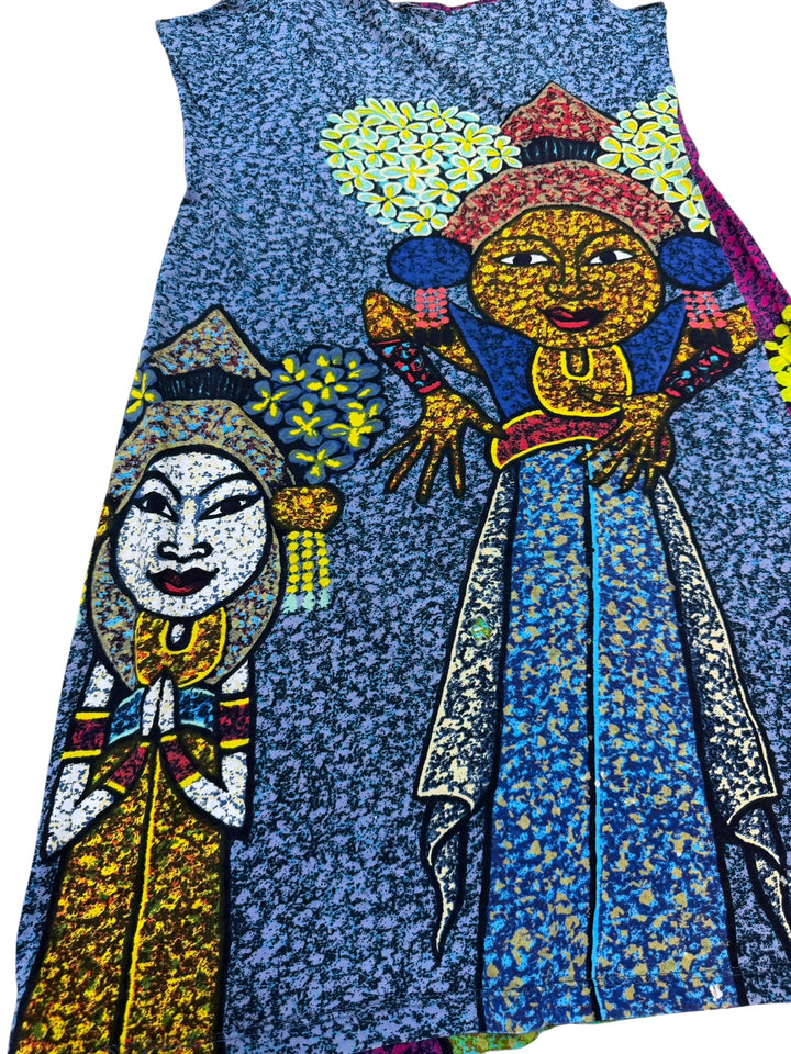 Custo Barcelona vintage graphic dress