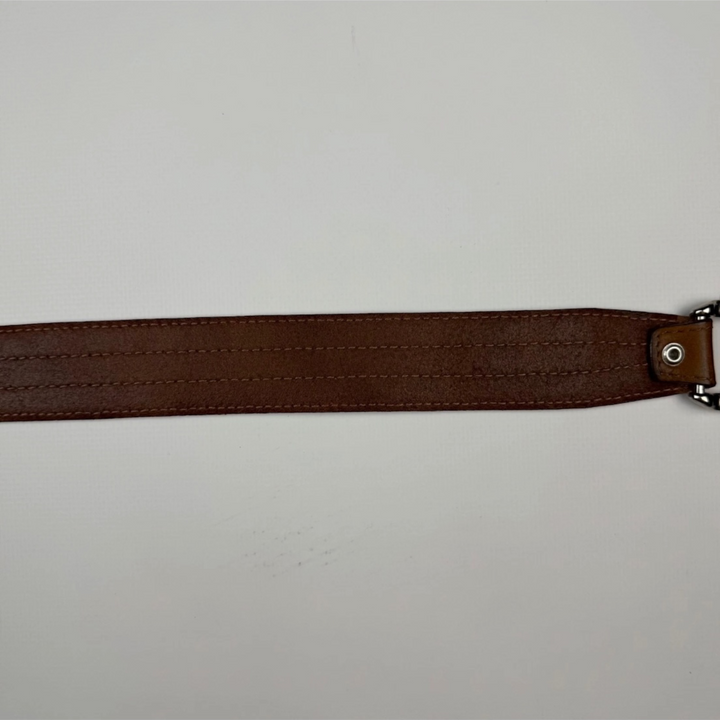 Dolce&Gabbana oversized logo buckle leather belt