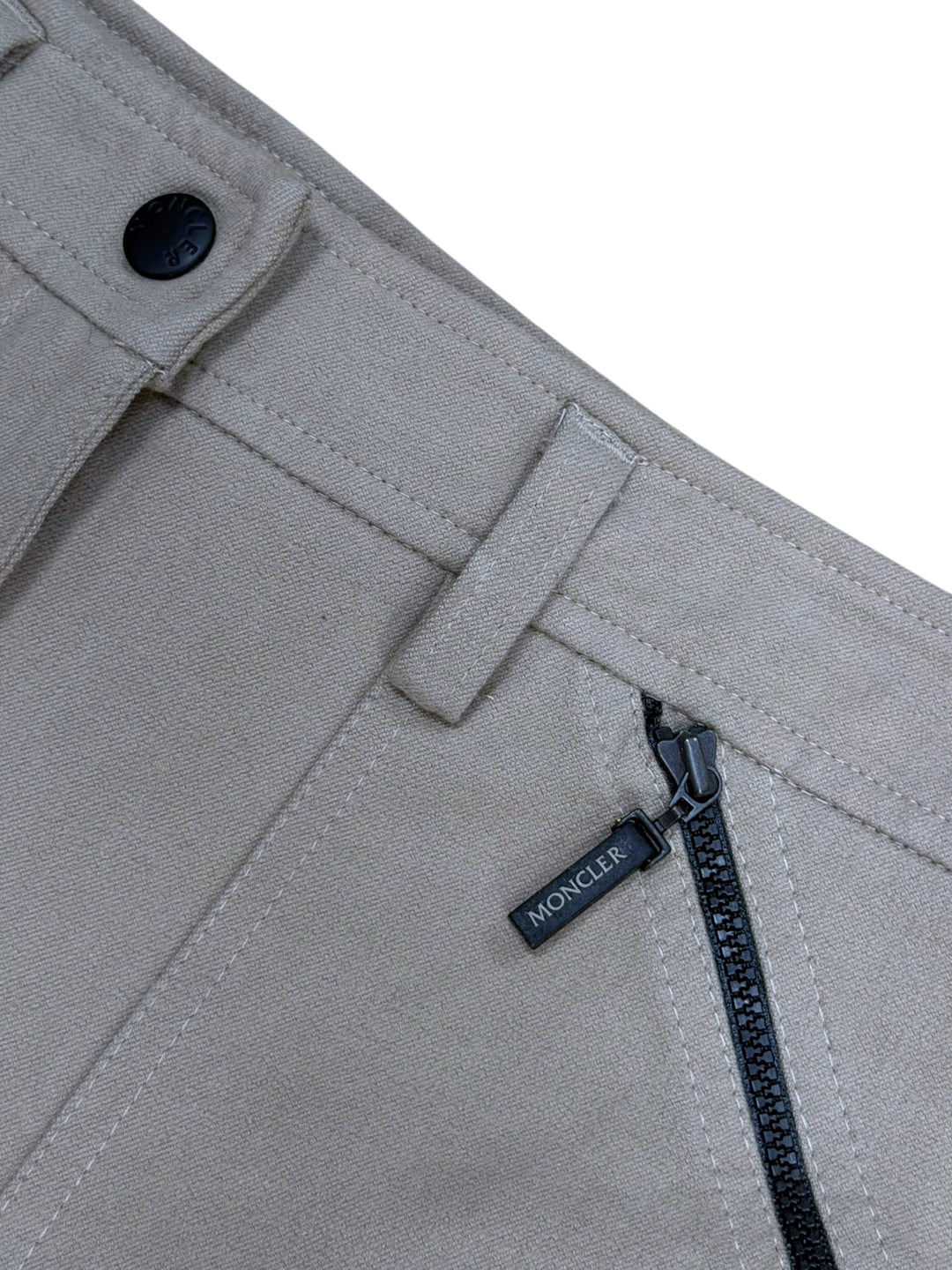 Moncler Late 1990s Utility Capri Trousers Small