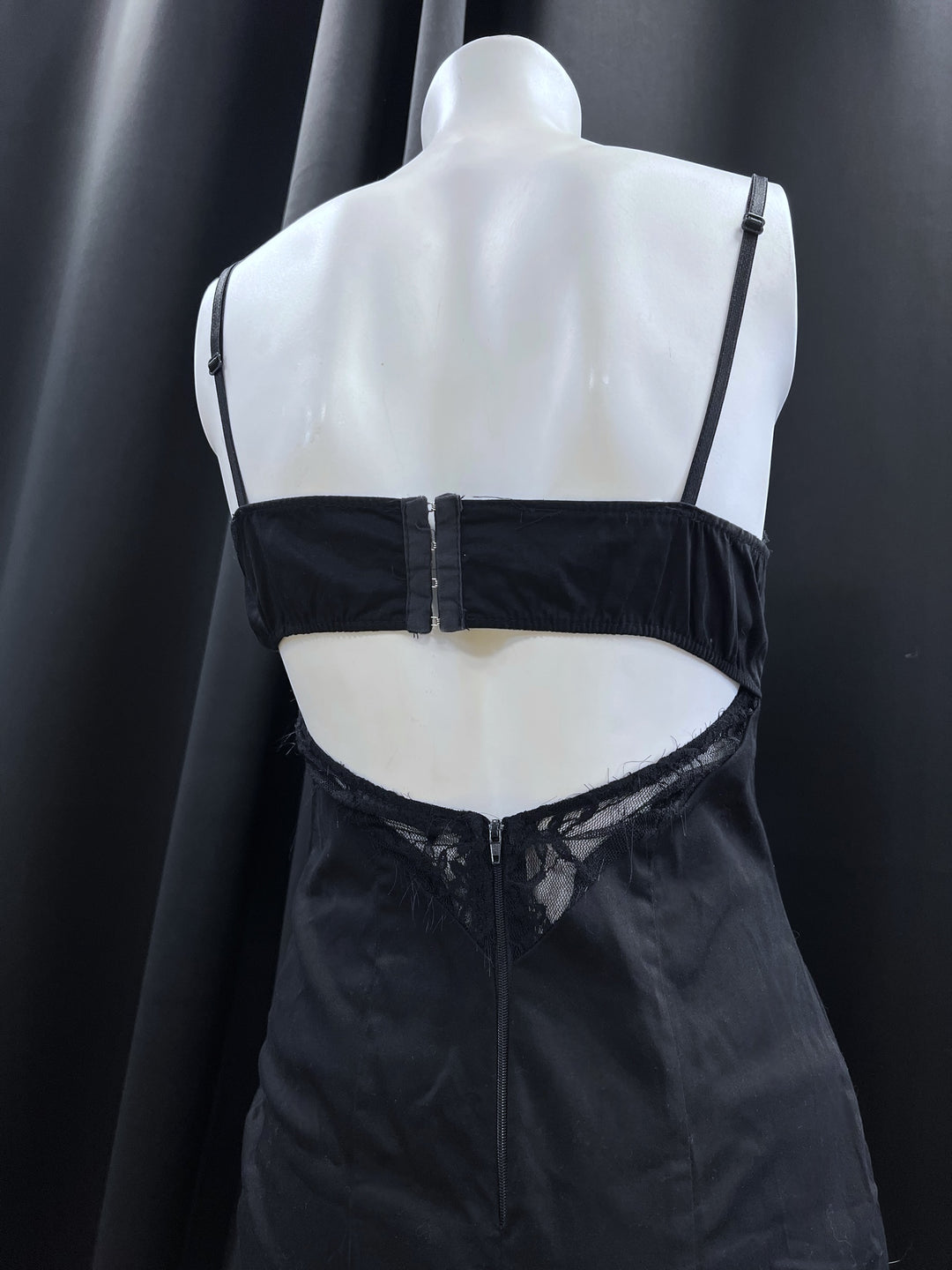 Rinascimento Vintage Black Lace Dress Small