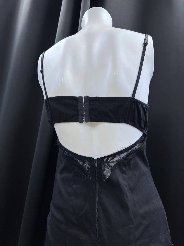 Rinascimento Vintage Black Lace Dress Small