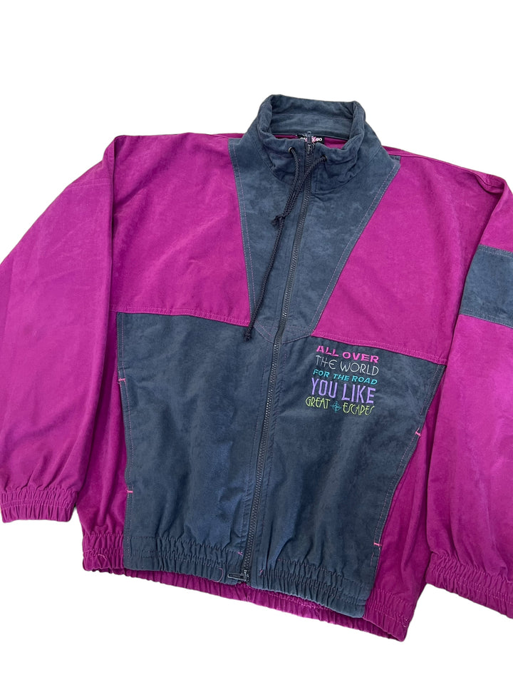 Vintage velour sport jacket Men’s medium
