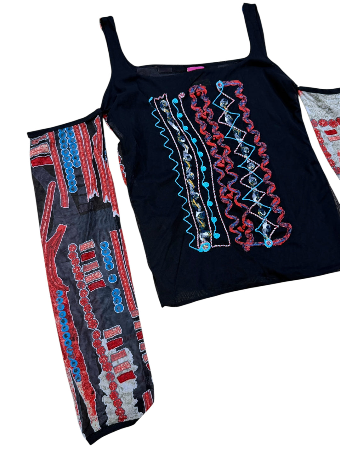 Save The Queen Mesh Top Large