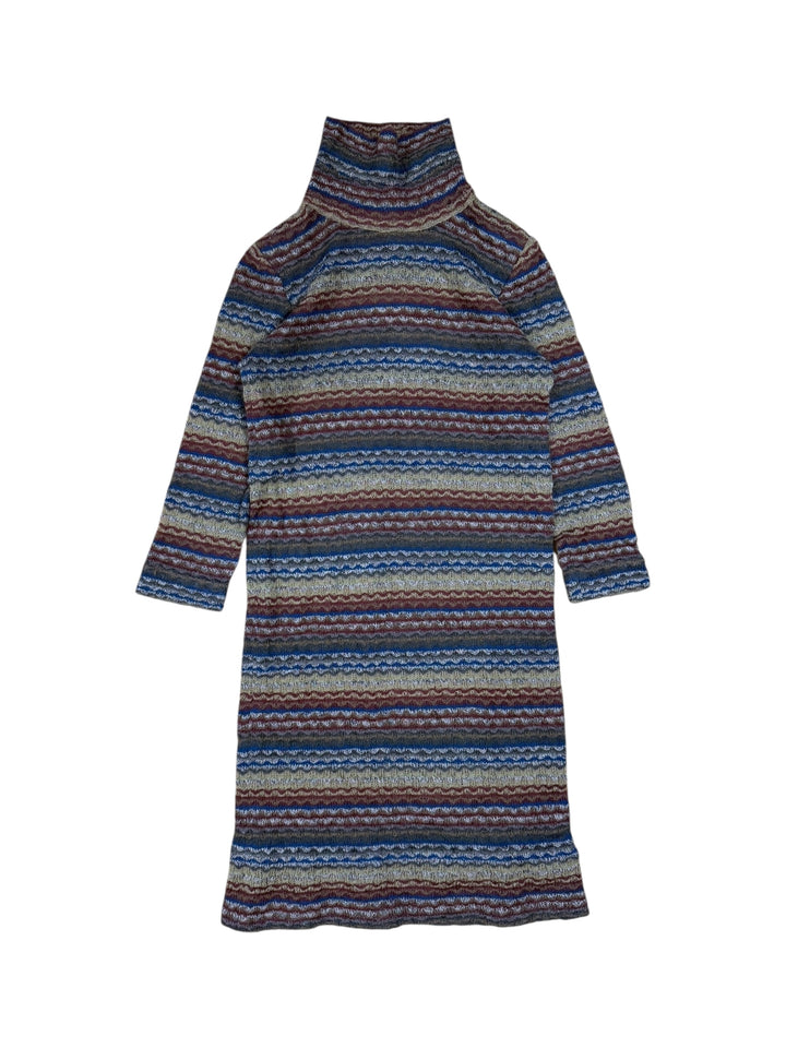 Missoni Vintage Turtleneck Knit Dress Small