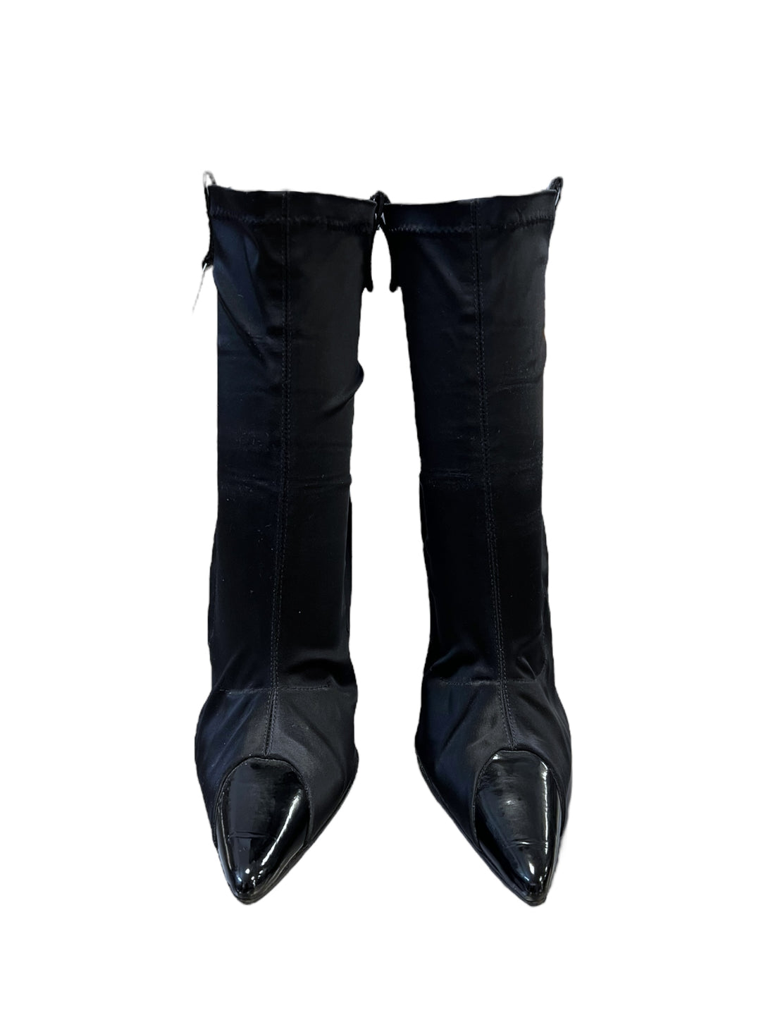 Roccobarocco y2k Black Stiletto Ankle Boots Size 39