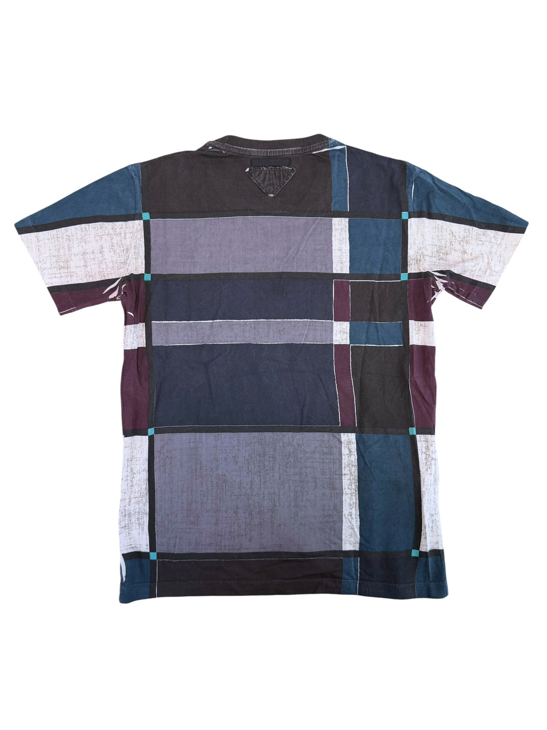 Prada Milano geometric print t-shirt small