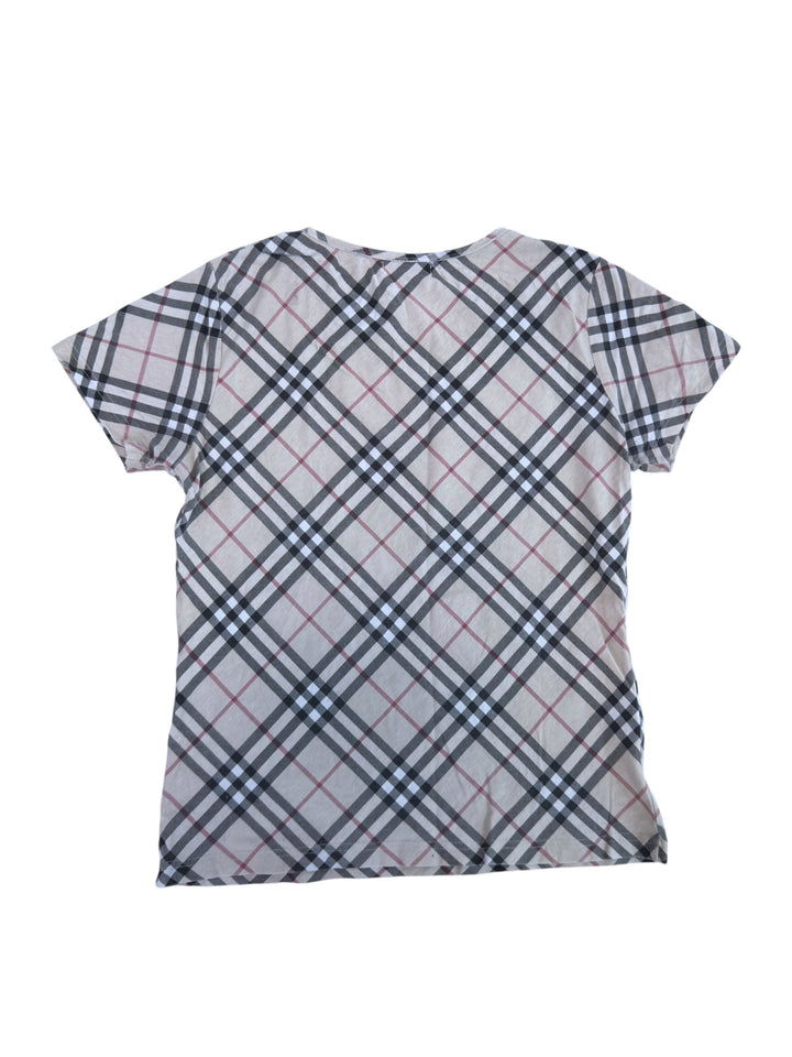 Burberry vintage nova check stretch t-shirt