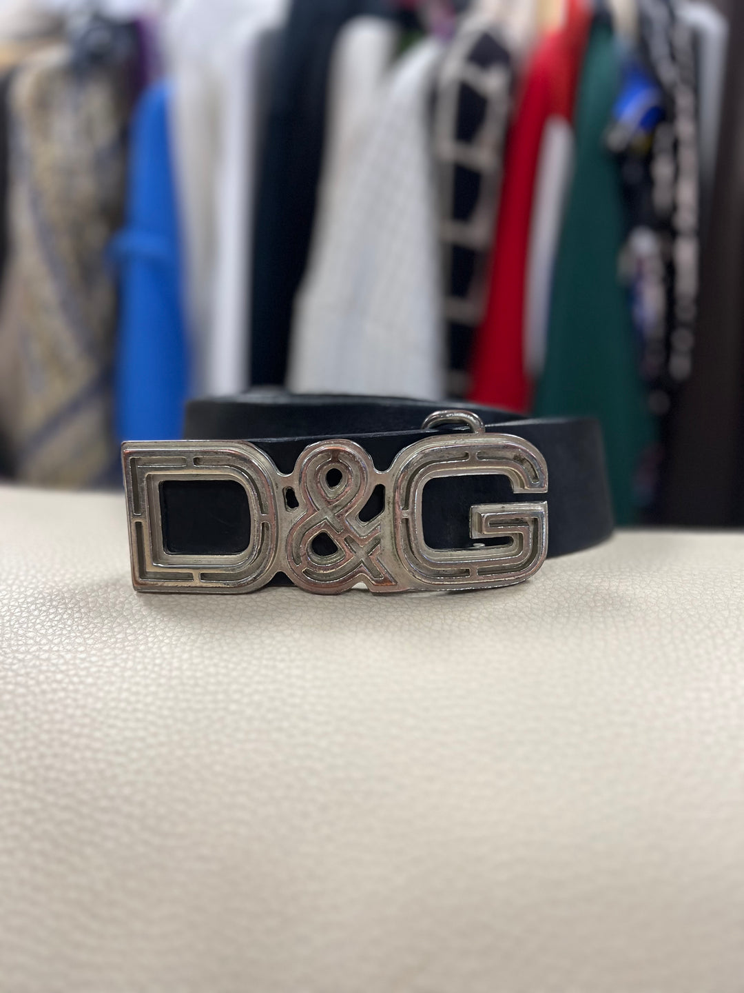 Dolce & Gabbana vintage leather belt