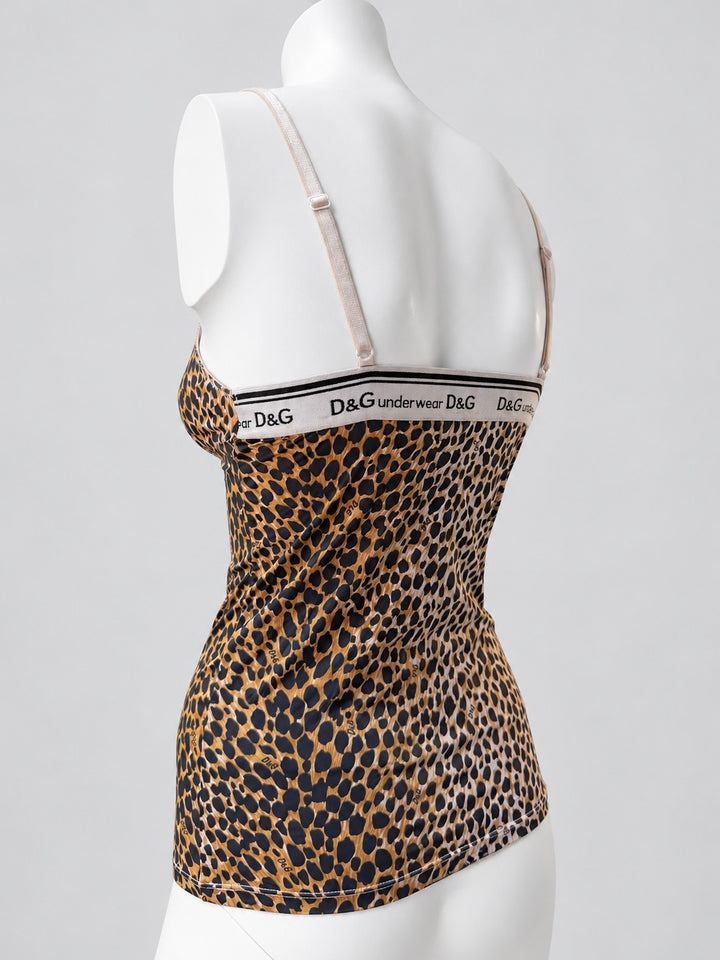 Dolce&Gabbana Underwear leopard print camisole top