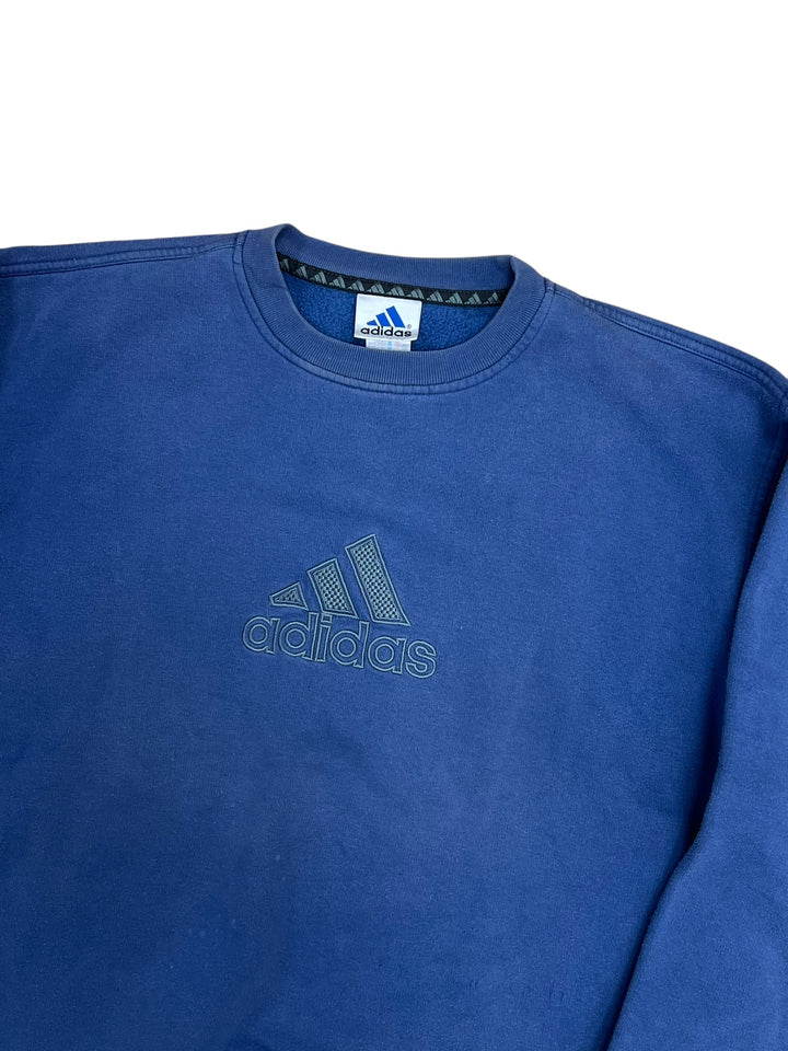 Adidas vintage washed blue sweatshirt men’s large