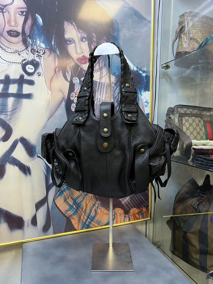 Chloé Fall 2004 Black Leather Silverado Bag