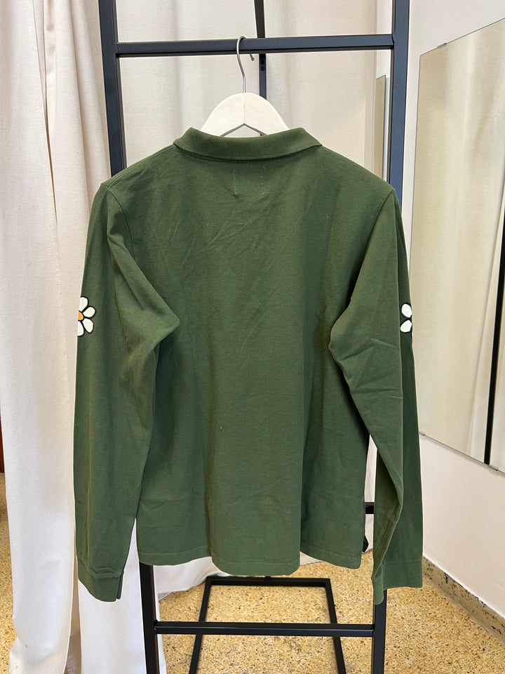 Guru Y2K Polo Sweatshirt Men’s Large Slim Fit
