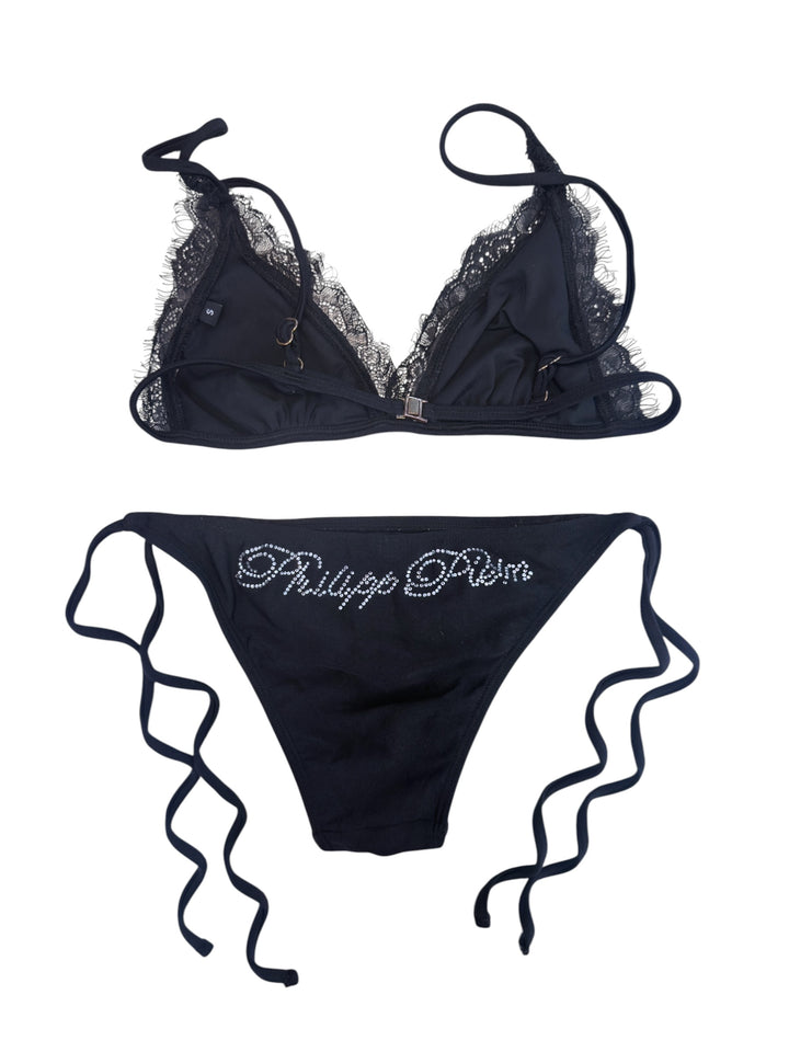 Philipp Plein crystal skull bikini set