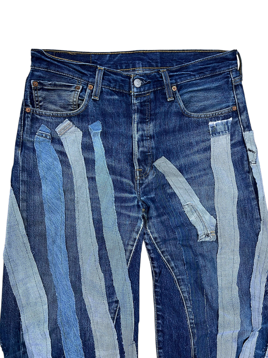 Upcycled Levi’s Patchwork Jeans Men’s Medium