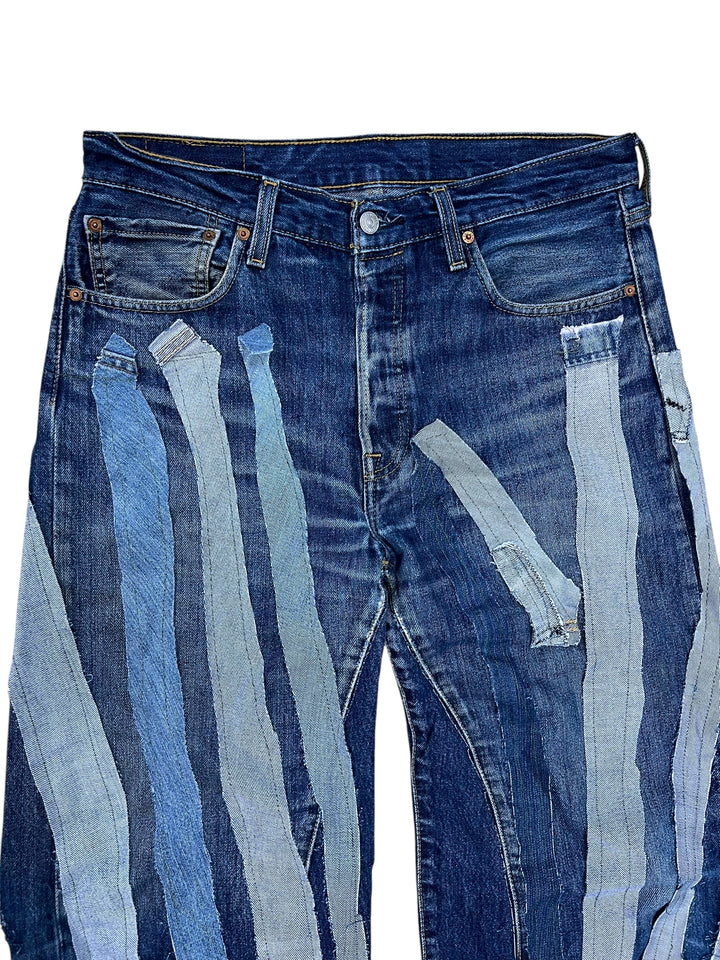 Upcycled Levi’s Patchwork Jeans Men’s Medium
