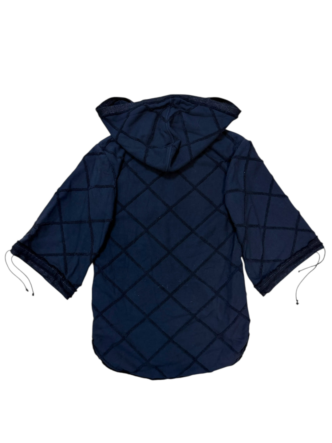 Chanel black hooded terry mini dress xs-s