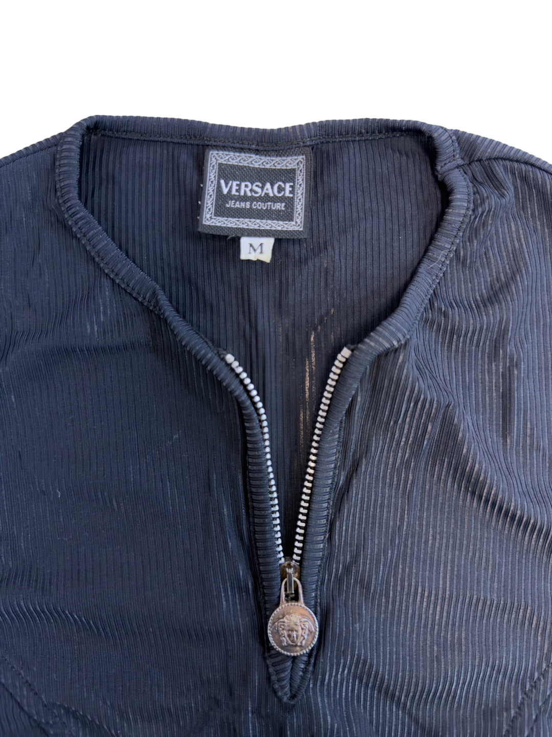 Versace Jeans Couture cropped zip top
