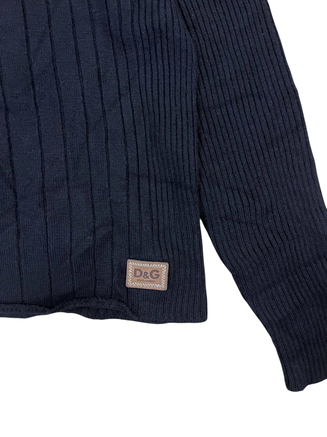 Dolce&Gabbana Vintage Ribbed Wool Sweater Medium