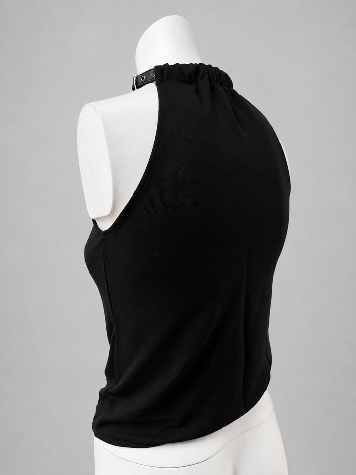 Fendi belt halter neck top